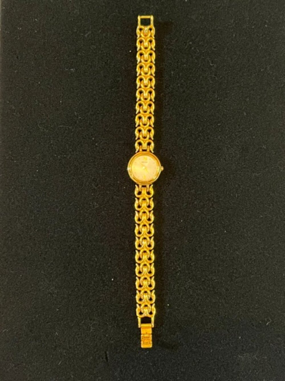 SEIKO | Vintage ladies' watch decorative gold chain style bracelet-NEW Battery - Picture 5 of 9